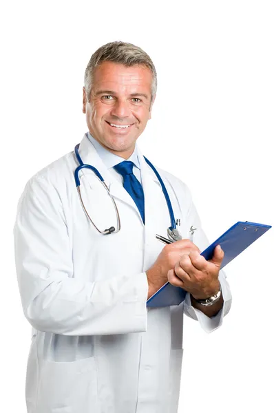 redumed male doctor